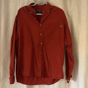 Eddie Bauer Men's Red Shirt